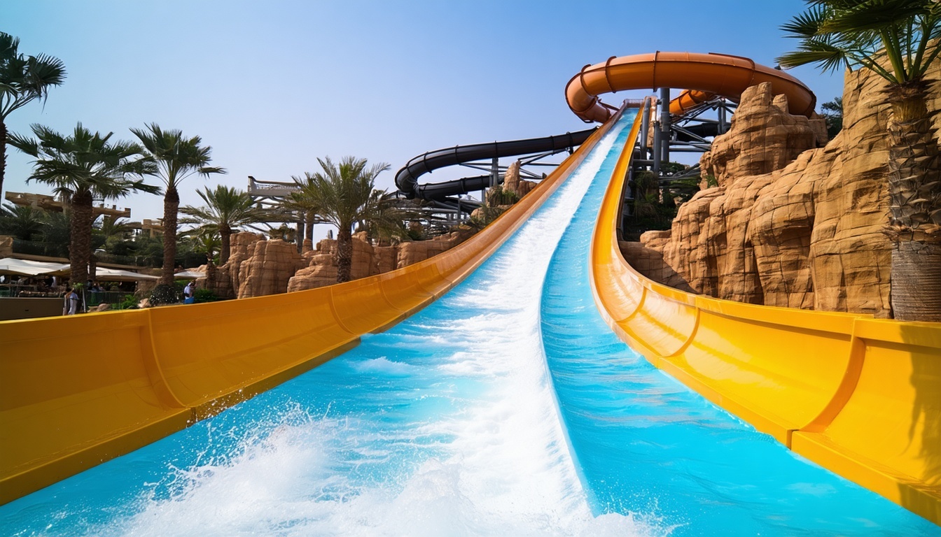 Thrilling Water Slides at Aquaventure World Dubai